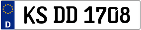 Truck License Plate